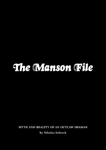 The Manson File cover