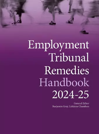 Employment Tribunal Remedies Handbook 2024-25 cover