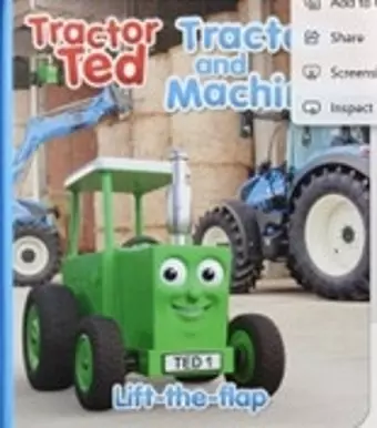 Tractor Ted Lift the Flap Tractors and Machines cover