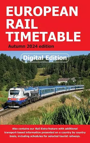 European Rail Timetable Autumn 2024 cover