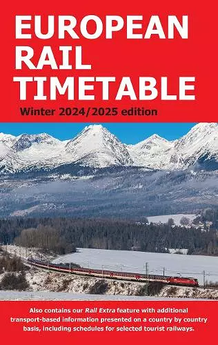 European Rail Timetable Winter 2024/2025 cover