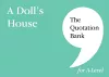 The Quotation Bank: A Doll's House A-Level Revision and Study Guide for English Literature cover