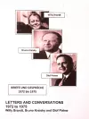 Willy Brandt, Bruno Kreisky and Olof Palme: Letters and Conversations 1972 to 1975 cover