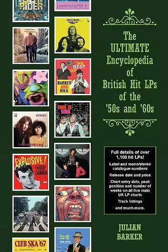 The ULTIMATE Encyclopedia of British Hit LPs of the '50s and '60s cover