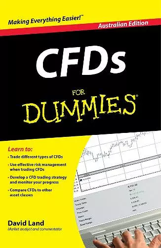 CFDs For Dummies, Australian Edition cover