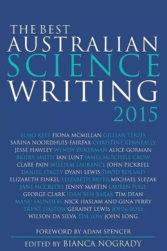 Best Australian Science Writing 2015 cover