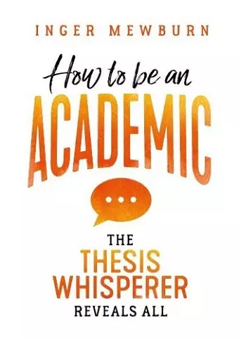 How to be an Academic cover