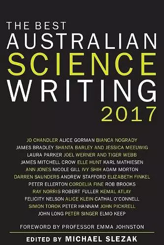 The Best Australian Science Writing 2017 cover