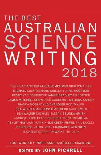 The Best Australian Science Writing 2018 cover