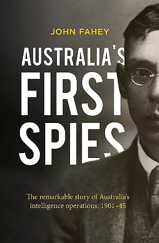 Australia's First Spies cover