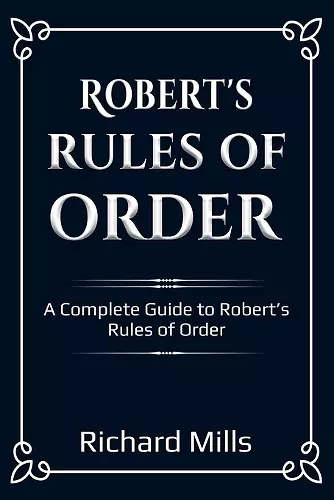 Robert's Rules of Order cover