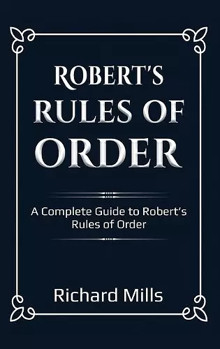 Robert's Rules of Order cover