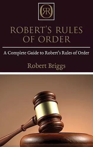 Robert's Rules of Order cover