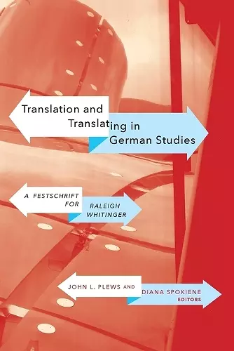 Translation and Translating in German Studies cover