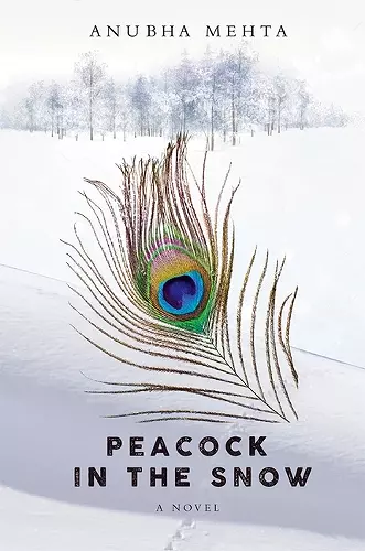 Peacock in the Snow cover