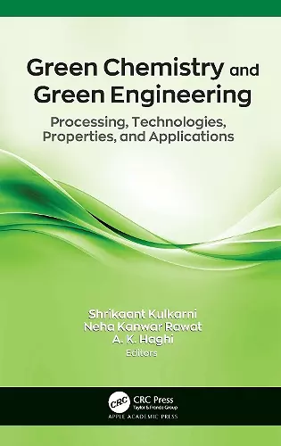 Green Chemistry and Green Engineering cover