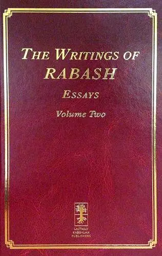 Writings of RABASH cover