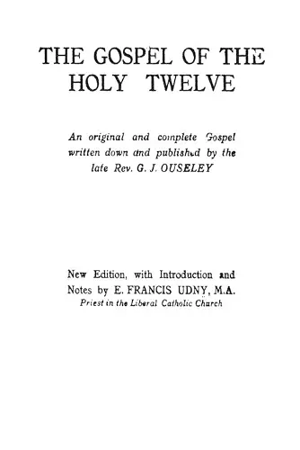 The Gospel of the Holy Twelve cover