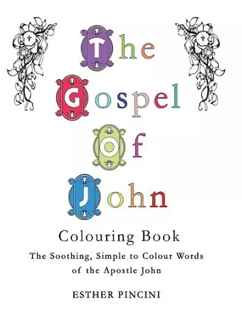 The Gospel of John Colouring Book cover