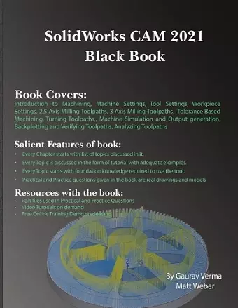 SolidWorks CAM 2021 Black Book cover