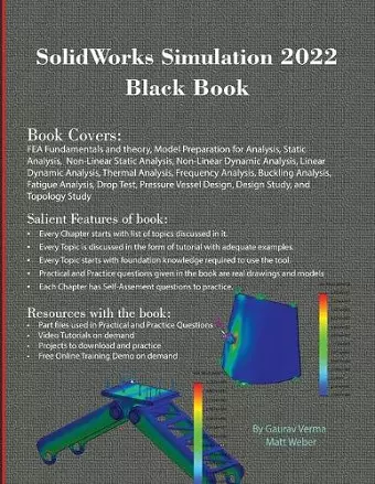 SolidWorks Simulation 2022 Black Book cover