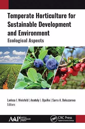 Temperate Horticulture for Sustainable Development and Environment cover