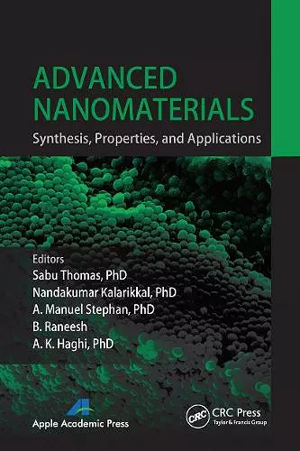 Advanced Nanomaterials cover