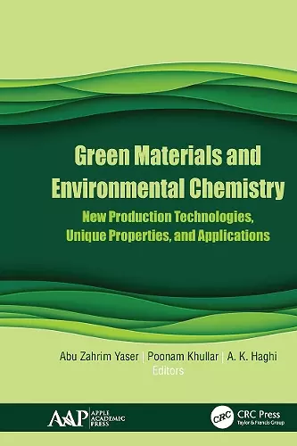 Green Materials and Environmental Chemistry cover