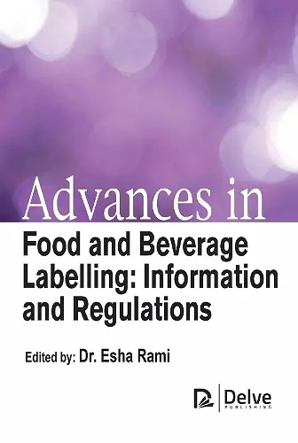 Advances in Food and Beverage Labelling cover