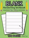 Blank Handwriting Workbook for Kids cover