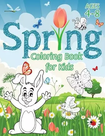 Spring Coloring Book for Kids cover