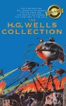 The H. G. Wells Collection (5 Books in 1) The Time Machine, The Island of Doctor Moreau, The Invisible Man, The War of the Worlds, The First Men in the Moon (Deluxe Library Binding) cover