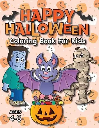 Happy Halloween Coloring Book for Kids cover