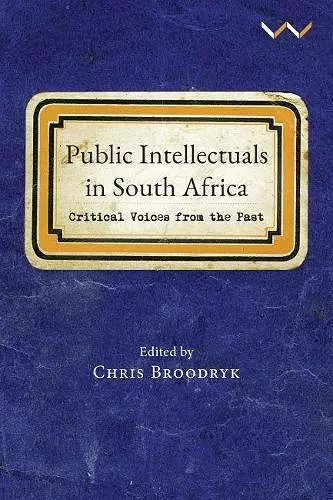 Public Intellectuals in South Africa cover