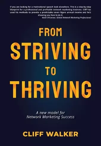 From Striving to Thriving cover