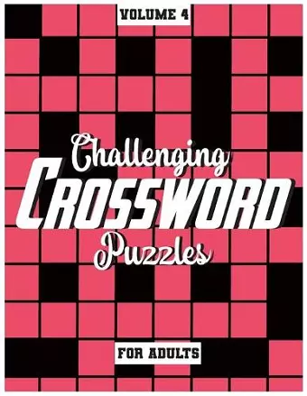 Challenging Crossword Puzzles For Adults cover