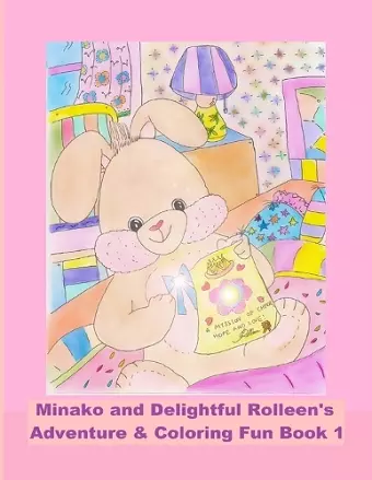 Minako and Delightful Rolleen's Adventure & Coloring Fun Book 1 cover