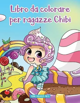 Libro da colorare per ragazze Chibi cover