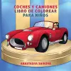 Coches y camiones libro de colorear para niños cover