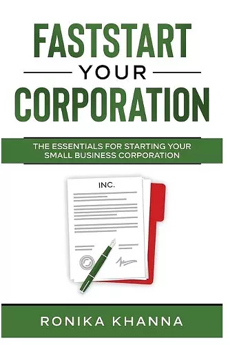 FastStart Your Corporation cover