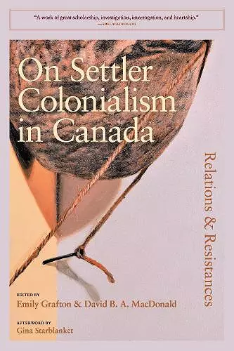On Settler Colonialism in Canada: Relations and Resistances cover