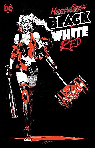 Harley Quinn Black + White + Red cover
