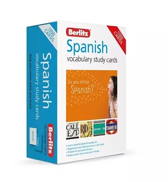 Berlitz Spanish Study Cards (Language Flash Cards) cover