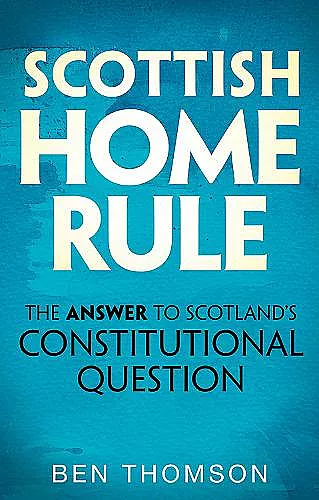 Scottish Home Rule cover