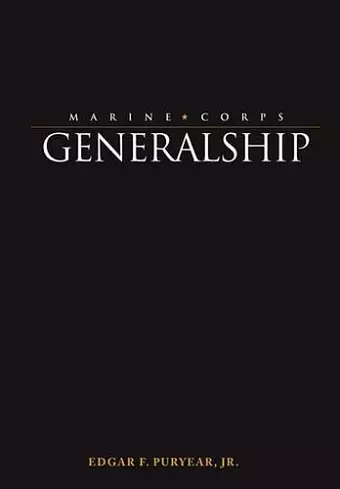 Marine Corps Generalship cover