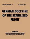 German Doctrine of the Stabilized Front (Special Series, No. 17) cover