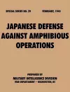 Japanese Defense Against Amphibious Operations (Special Series, No. 29) cover