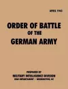 Order of Battle of the German Army, April 1943 cover