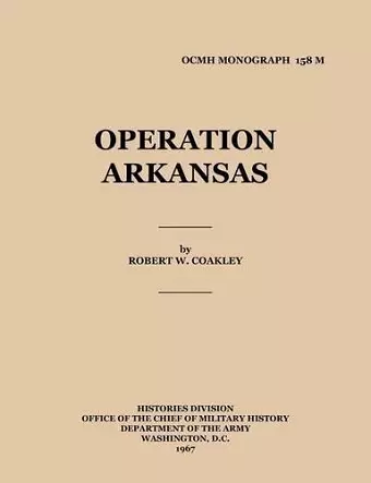 Operation Arkansas cover