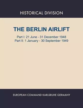 Berlin Airlift. Part I cover